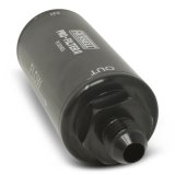 Russell ProFilter 2 40 Microns Fuel Filter with -6 AN Inlet Size 750604 Filter, Pro-Filter 2, 75 Series, Male In/Out, Microns, 6.25 in. Length, Aluminum, Black, Each thumbnail 6
