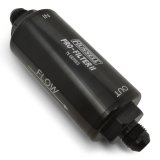 Russell ProFilter 2 40 Microns Fuel Filter with -6 AN Inlet Size 750604 Filter, Pro-Filter 2, 75 Series, Male In/Out, Microns, 6.25 in. Length, Aluminum, Black, Each thumbnail 8