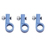 Russell Tubing Clamps 654262 Hose and Line Mounting Clamps, 1 Hose Capacity, Aluminum, Blue Anodized, 0.500 in. Hose O.D., for 1/2 in. Steel or Aluminum Tubing, Set of 3 thumbnail 2