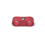 Russell AN Hose Separators 654320 and Line Mounting Clamps, Separators, 2 Capacity, Aluminum, Red Anodized, 0.813 in. O.D., for -10 Braided Hose, Pair thumbnail 5