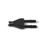 Russell Push-On EFI Fittings 644163 Fitting, EFI, Y, 3/8 in. Female, Push-On, 3/8 in. Male, Black Anodized, Each thumbnail 5