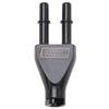 Russell Push-On EFI Fittings 644163 Fitting, EFI, Y, 3/8 in. Female, Push-On, 3/8 in. Male, Black Anodized, Each thumbnail 9