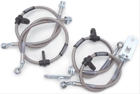 Russell Street Legal Brake Line Kits for 1970-1973 MUSTANG - 693080 Lines, Legal, Braided Stainless Steel, Ford, Kit