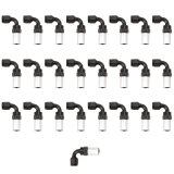 Russell ProClassic Crimp Hose Ends 610608 Fitting, End, Full Flow, On, 90 Degree, -10 AN to Female -10 AN, 360 Degree Swivel, Aluminum, Black/Clear, Set 25 thumbnail 2