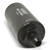Russell ProFilter 2 40 Microns Fuel Filter with -8 AN Inlet Size 750804 Filter, Pro-Filter 2, 75 Series, Male In/Out, Microns, 6.25 in. Length, Aluminum, Black, Each thumbnail 8
