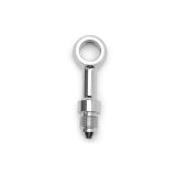 Russell Brake Adapter Fittings R4047C Fitting, Brake, Straight, 10mm Banjo, Male -3 AN, Steel, Chrome, Each thumbnail 3