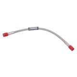 Russell Nitrous and Fuel Line Assemblies 658780 Hose, Fuel, Braided Stainless Steel, -3 AN Female End, Red, -3 AN Female End, Red, 10 in. Length, Each thumbnail 1