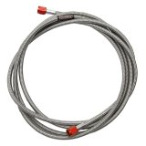 Russell Nitrous and Fuel Line Assemblies 658780 Hose, Fuel, Braided Stainless Steel, -3 AN Female End, Red, -3 AN Female End, Red, 10 in. Length, Each thumbnail 3