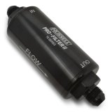Russell ProFilter 2 100 Microns Fuel Filter with -8 AN Inlet Size 750810 Filter, Pro-Filter 2, 75 Series, Male In/Out, Microns, 6.25 in. Length, Aluminum, Black, Each thumbnail 1