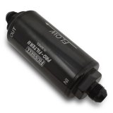 Russell ProFilter 2 100 Microns Fuel Filter with -8 AN Inlet Size 750810 Filter, Pro-Filter 2, 75 Series, Male In/Out, Microns, 6.25 in. Length, Aluminum, Black, Each thumbnail 2