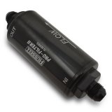 Russell ProFilter 2 100 Microns Fuel Filter with -8 AN Inlet Size 750810 Filter, Pro-Filter 2, 75 Series, Male In/Out, Microns, 6.25 in. Length, Aluminum, Black, Each thumbnail 6