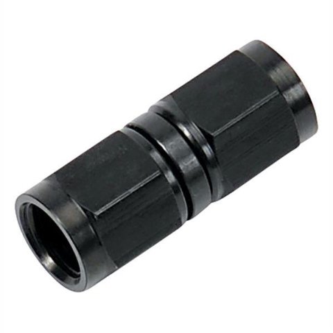 Russell Couplers 640143 Fitting, Coupler, Union, AN to AN, Straight, Aluminum, Black Anodized, -4 AN, -4 AN, Swivel, Each