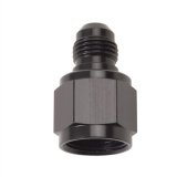 Russell Reducers 660013 Fitting, Reducer, AN to AN, Straight, Aluminum, Black Anodized, -8 AN, -4 AN, Each thumbnail 1