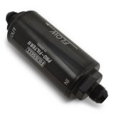 Russell ProFilter 2 40 Microns Fuel Filter with -10 AN Inlet Size 751004 Filter, Pro-Filter 2, 75 Series, Male In/Out, Microns, 6.25 in. Length, Aluminum, Black, Each thumbnail 7