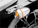 Kuryakyn Deep Dish Bezels 2108 AMBER DEEP DISH LENS BEZEL thumbnail 1