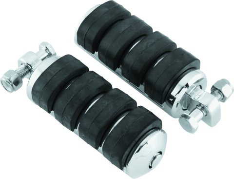 Kuryakyn ISO Pegs 8002 Foot Pegs, ISO, Large Style, Steel, Chrome, Harley-Davidson®, Pair thumbnail 4