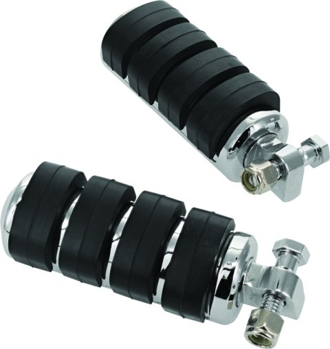 Kuryakyn ISO Pegs 8002 Foot Pegs, ISO, Large Style, Steel, Chrome, Harley-Davidson®, Pair thumbnail 6