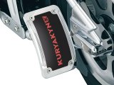 Kuryakyn Curved Vertical Side Mount License Plate Holders 9251 Holder, Curved, Vertical, Steel, Chrome, Lighted, Kit thumbnail 1