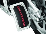 Kuryakyn Curved Vertical Side Mount License Plate Holders 9251 Holder, Curved, Vertical, Steel, Chrome, Lighted, Kit thumbnail 6