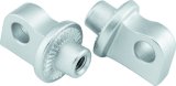 Kuryakyn Splined Peg Adapters 8899 Adapters, Silver, Use with H-D Male Mounts, Harley-Davidson®, Pair thumbnail 2