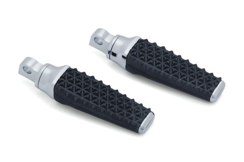 Kuryakyn Thresher Pegs 5952 Foot Pegs, Thresher, Aluminum/Rubber, Chrome, Harley-Davidson®, Pair thumbnail 2