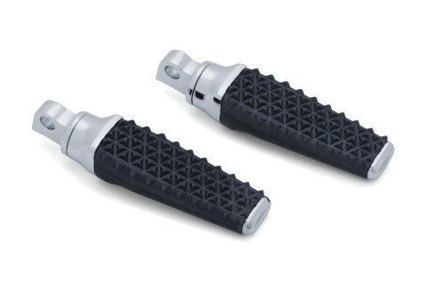 Kuryakyn Thresher Pegs 5952 Foot Pegs, Thresher, Aluminum/Rubber, Chrome, Harley-Davidson®, Pair thumbnail 3