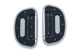 Kuryakyn Heavy Industry Folding Boards 7045 Floorboards, Industry, Folding, Aluminum, Chrome, Driver/Passenger/Highway Bar Location, Pair thumbnail 1
