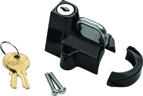 Kuryakyn Helmet Locks 4618 UNIV HELMET LOCK 7/8-1-1/4 BLK thumbnail 3