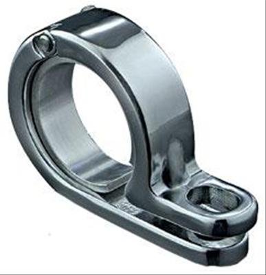Kuryakyn P-Clamps 4023 Motorcycle P-Clamp, Stainless Steel, Black Finish, 1 1/8" - 1 1/4", Each
