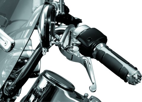 Kuryakyn Boss Blades with Adjustable Clutch Levers 1080 Brake and Lever, Adjustable, Aluminum, Chrome, Pair thumbnail 2