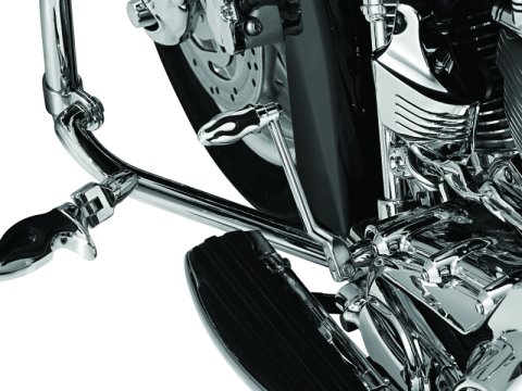 Kuryakyn Flamin' Shift Pegs 4418 Pegs, Steel/Rubber, Chrome/Black, Hardware Included, Each thumbnail 6