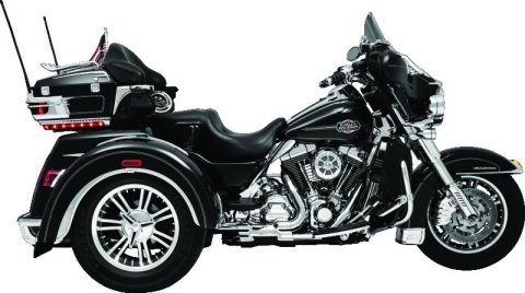 Kuryakyn Trike Rear Fender Flares 7214 Flares, Trike, Rear, Tapered, Plastic, Chrome, Harley-Davidson®, Pair thumbnail 6
