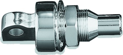 Kuryakyn Foot Peg and Stirrup Extenders 8079 Mounts, ISO Mount, 3/8-16 in., Male, Chrome, Universal Fitment for All Highway Mounts, Pair thumbnail 2