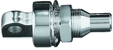 Kuryakyn Foot Peg and Stirrup Extenders 8079 Mounts, ISO Mount, 3/8-16 in., Male, Chrome, Universal Fitment for All Highway Mounts, Pair thumbnail 3