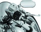 Kuryakyn ISO Grips 6260 Grips, ISO, Aluminum, Chrome, 125mm Length, 1 in. Bar Diameter, Harley-Davidson®, Pair thumbnail 5