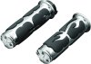 Kuryakyn ISO Grips 6260 Grips, ISO, Aluminum, Chrome, 125mm Length, 1 in. Bar Diameter, Harley-Davidson®, Pair thumbnail 6