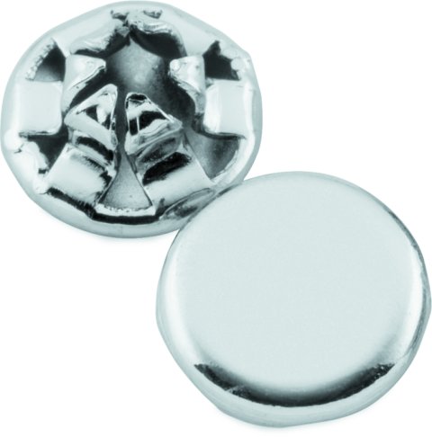 Kuryakyn Hot Spots Custom End Plugs 8114 Plugs, Chrome, 1/4 in. Allen Bolt, Set of 10 thumbnail 3