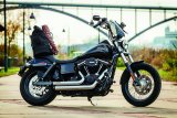 Kuryakyn Heavy Industry Mirrors 1737 Side View Mirrors, Industry, Flat Glass, Manual, Oval Shape, Aluminum, Satin Black, Pair thumbnail 7