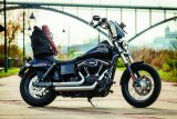 Kuryakyn Heavy Industry Mirrors 1737 Side View Mirrors, Industry, Flat Glass, Manual, Oval Shape, Aluminum, Satin Black, Pair thumbnail 8