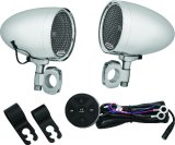 Kuryakyn Road Thunder Speaker Pods 2712 Speakers, Pods, Chrome, 3 in. Speakers, 100 W Peak, Handlebar Mount, Pair thumbnail 3