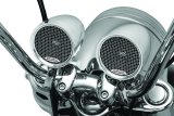 Kuryakyn Road Thunder Speaker Pods 2712 Speakers, Pods, Chrome, 3 in. Speakers, 100 W Peak, Handlebar Mount, Pair thumbnail 5