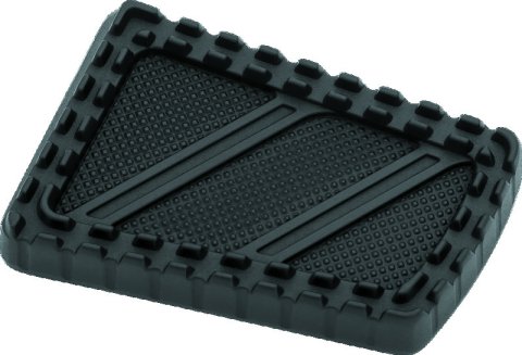 Kuryakyn Riot Brake Pedal Pads 3575 Foot Control Components, Pedal, Aluminum, Bead-Blasted, Natural Textured Finish, Each thumbnail 2