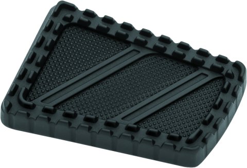 Kuryakyn Riot Brake Pedal Pads 3575 Foot Control Components, Pedal, Aluminum, Bead-Blasted, Natural Textured Finish, Each thumbnail 3