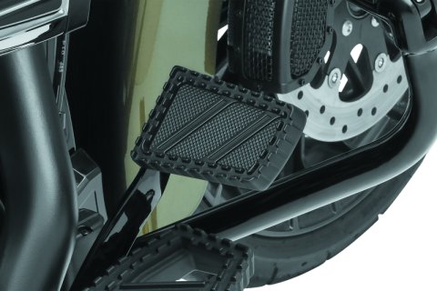 Kuryakyn Riot Brake Pedal Pads 3575 Foot Control Components, Pedal, Aluminum, Bead-Blasted, Natural Textured Finish, Each thumbnail 7