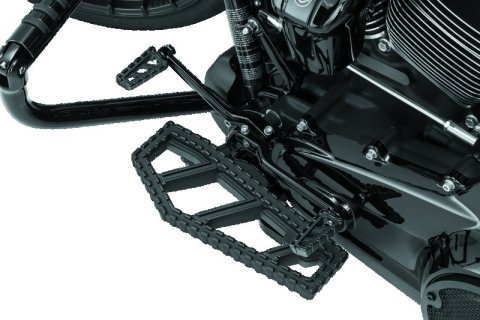 Kuryakyn Riot Floorboards 3595 Floorboards, Style, Aluminum, Satin Black, Harley-Davidson®, Pair thumbnail 4