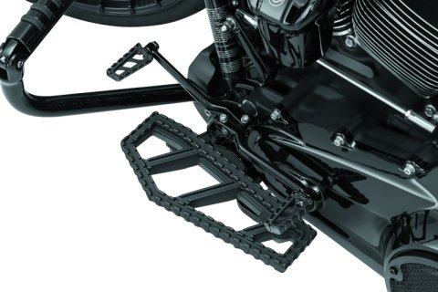Kuryakyn Riot Floorboards 3595 Floorboards, Style, Aluminum, Satin Black, Harley-Davidson®, Pair thumbnail 5