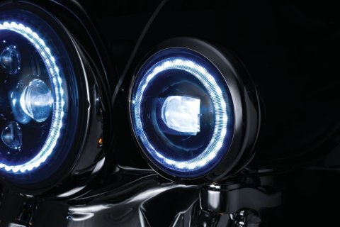 Kuryakyn Orbit Vision LED Passing Lamps 2466 4-1/2" VISION PASSING LMPS BLK thumbnail 2