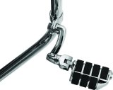 Kuryakyn Longhorn Offset Highway Pegs 4574 Foot Pegs, Highway, Dually ISO Style, Steel, Chrome, Pair thumbnail 2