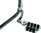 Kuryakyn Longhorn Offset Highway Pegs 4574 Foot Pegs, Highway, Dually ISO Style, Steel, Chrome, Pair thumbnail 3