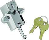 Kuryakyn Universal Helmet Locks 4220 Lock, Steel, Chrome, 0.875 - 1.250 in. Tubing Diameter, Two Keys, Each thumbnail 2